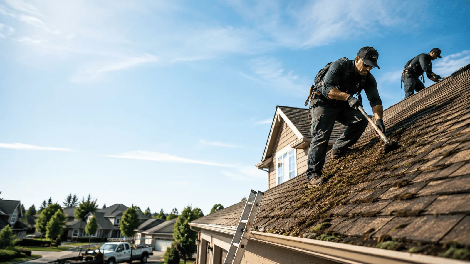Roof Moss Removal in Baden, PA near me